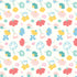 Flower Power Nursery Wallpaper - White